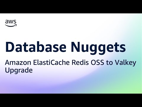Database Nuggets - [Amazon ElastiCache] Redis OSS의 Valkey 업그레이드
