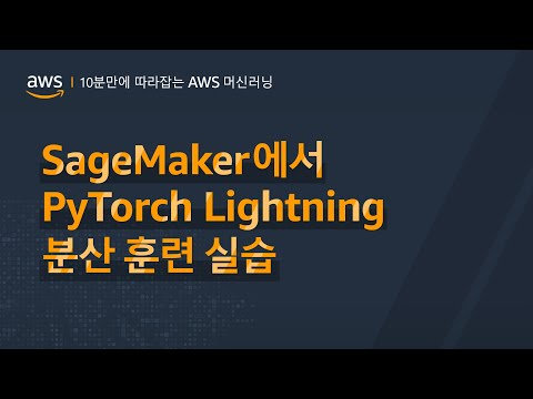 SageMaker에서 PyTorch Lightning 분산 훈련 실습