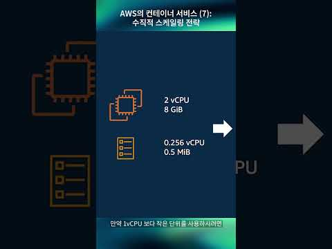 AWS의 컨테이너 서비스 (7) : 수직적 스케일링 전략