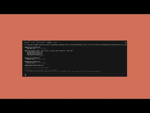 Claude Code modernizes a legacy COBOL codebase
