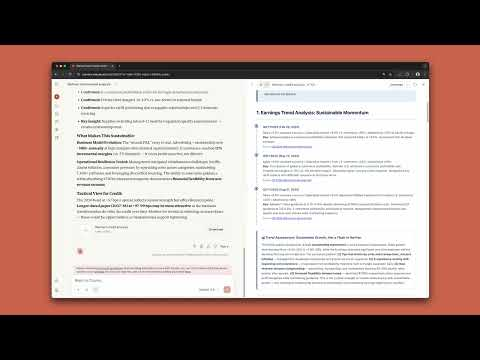 Generating real-time credit intelligence with Claude