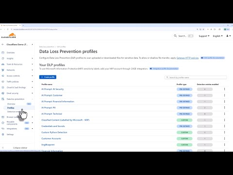 Demo: Prevent data exposure in AI