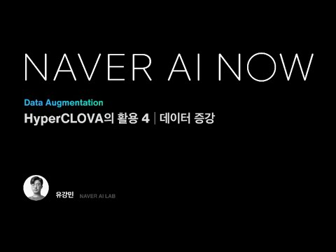 HyperCLOVA의 활용 (4) 데이터 증강
