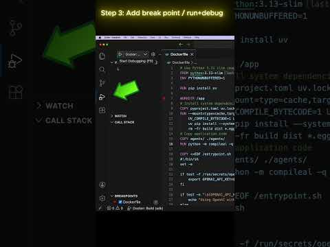 VS Code Debugging in 3 Steps with Docker DX extension #docker #dockerdx #vscode