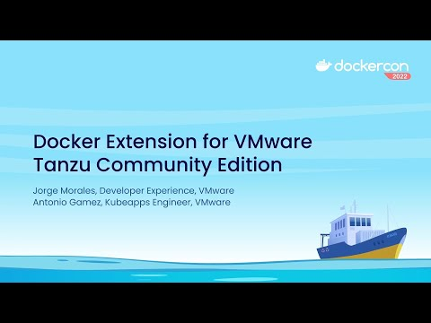 Docker Extension for VMware Tanzu Community Edition