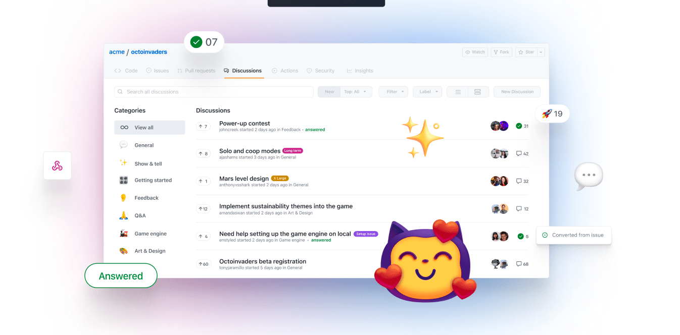 GitHub Discussions is now available on GitHub Enterprise Server