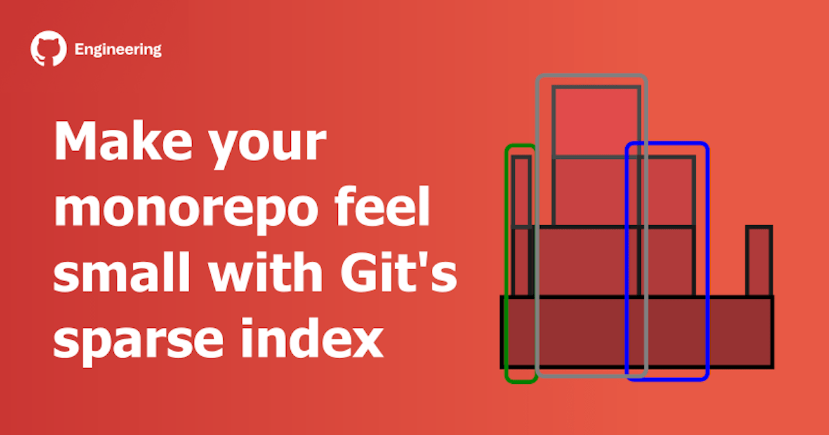 Make your monorepo feel small with Git’s sparse index