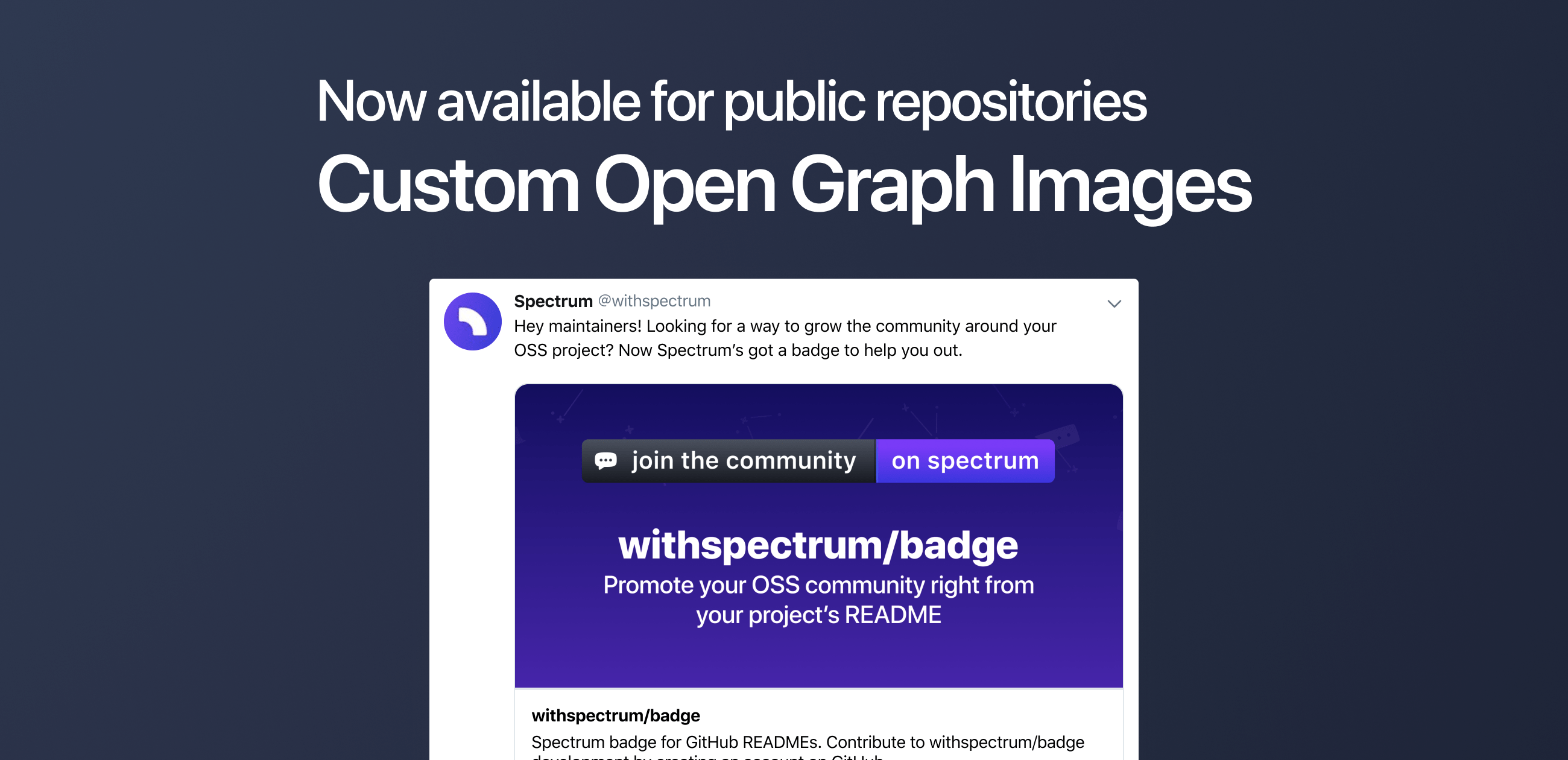 Custom Open Graph Images for repositories