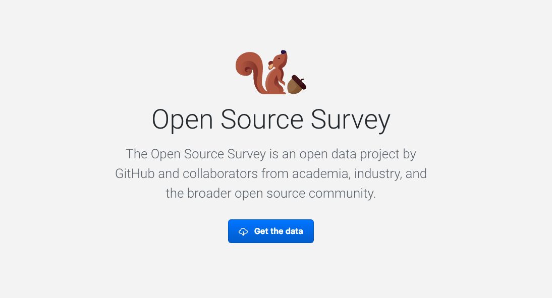 Announcing an open data set on the open source community