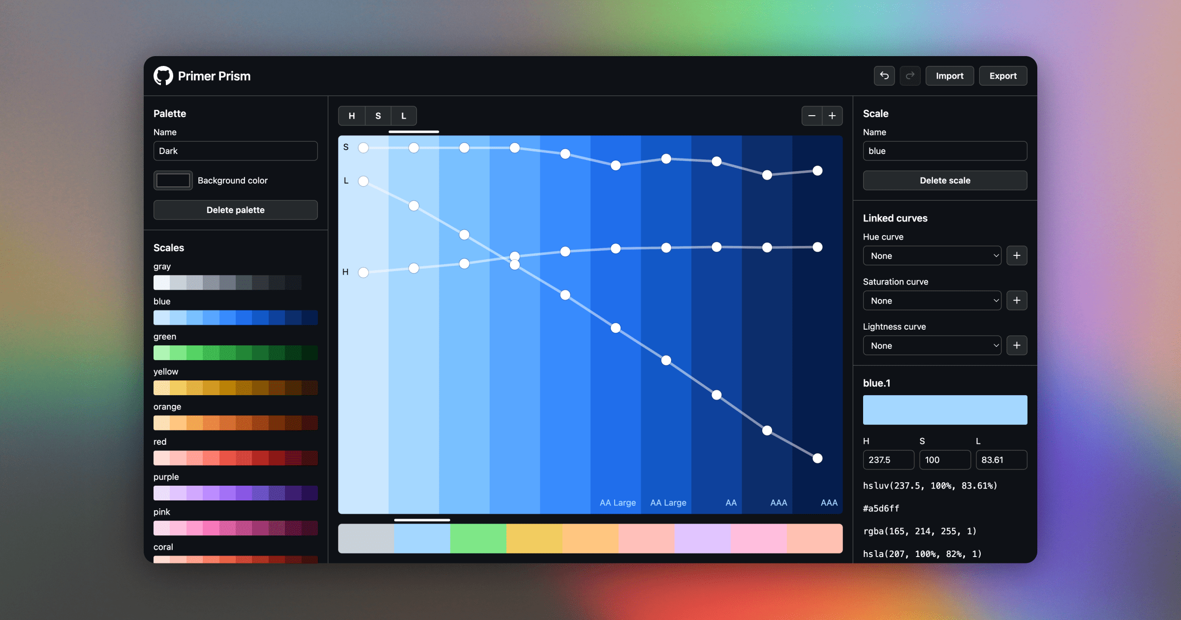 Accelerating GitHub theme creation with color tooling