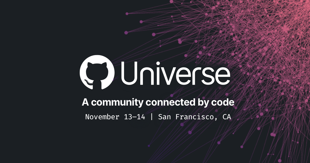 Catch the GitHub Universe livestream