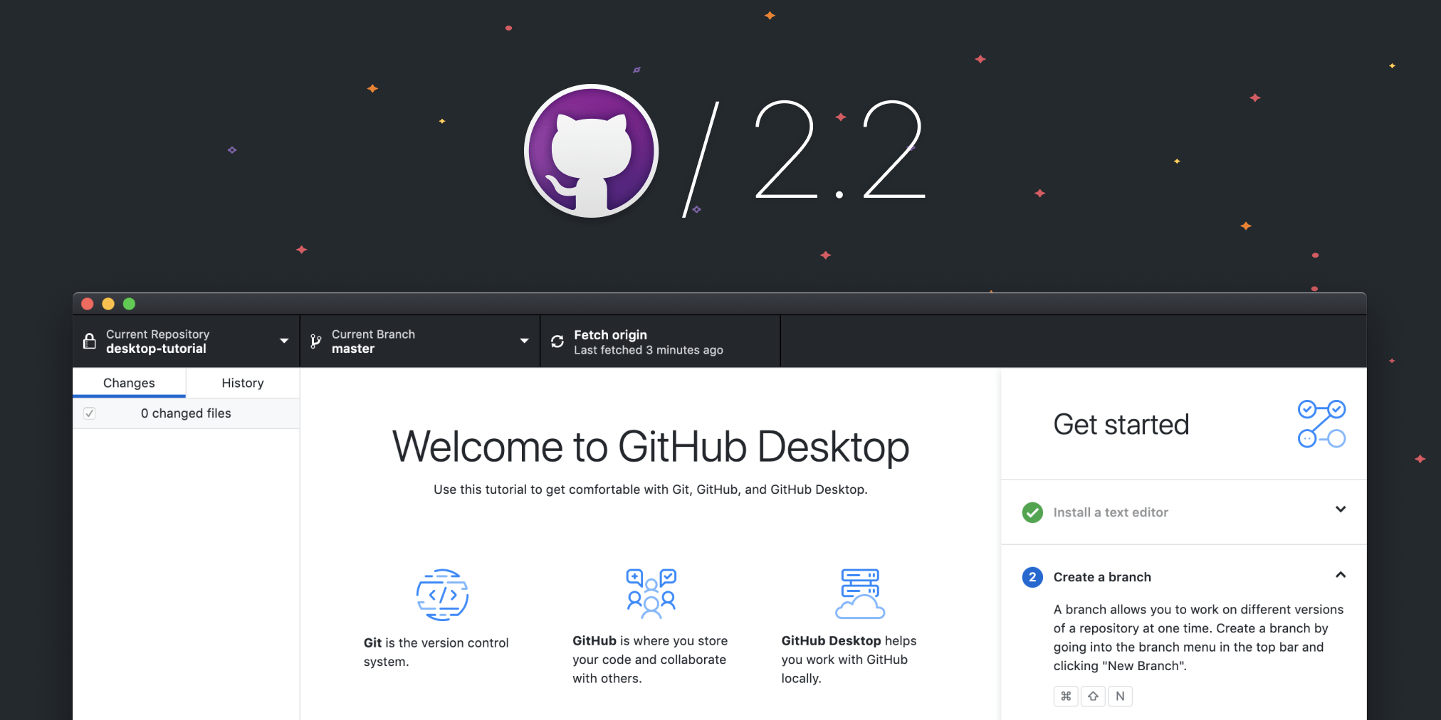 Getting started with Git and GitHub is easier than ever with GitHub Desktop 2.2