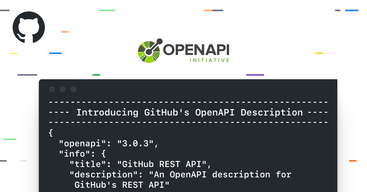 Introducing GitHub’s OpenAPI Description