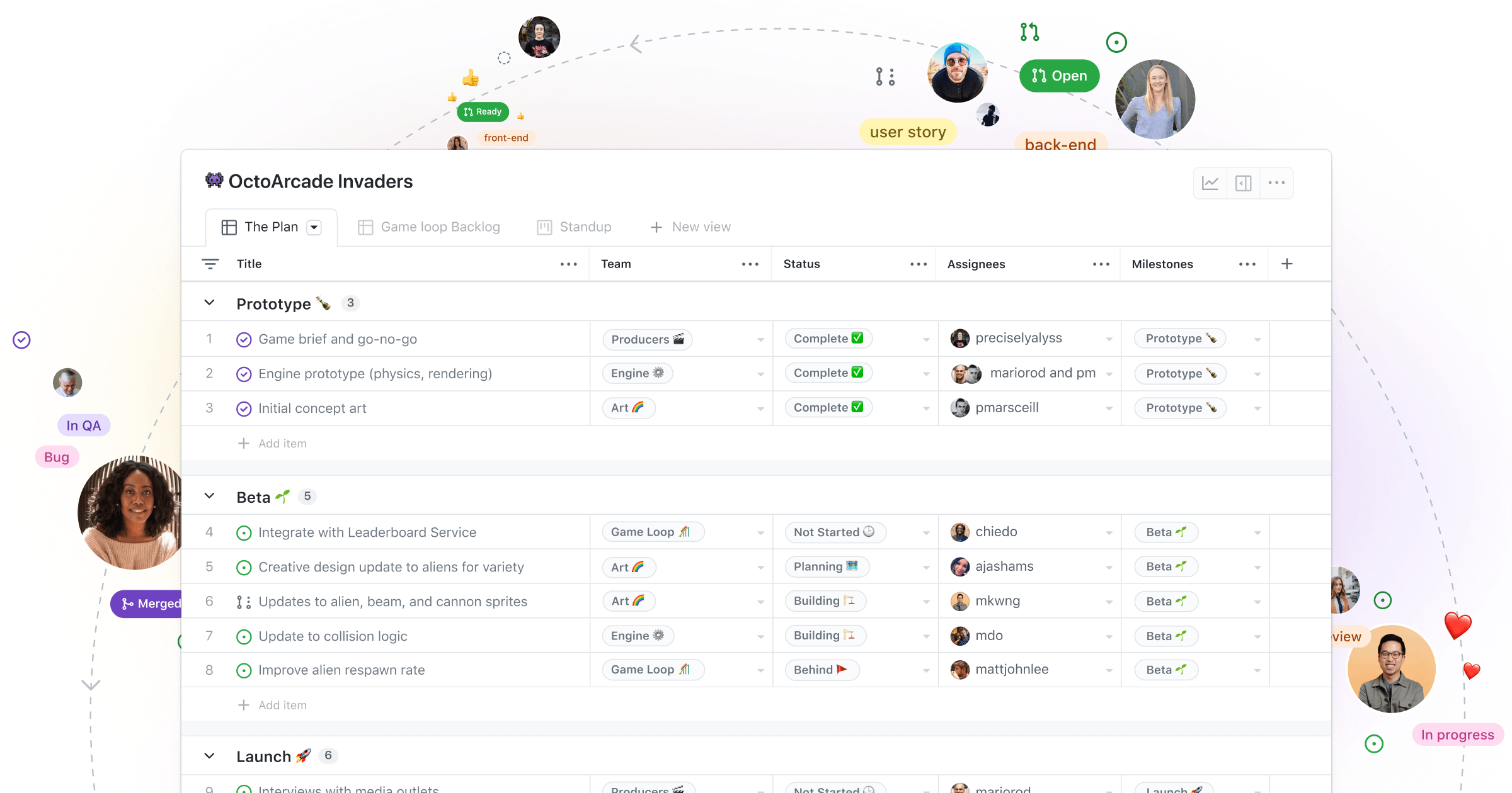 Planning next to your code – GitHub Projects is now generally available