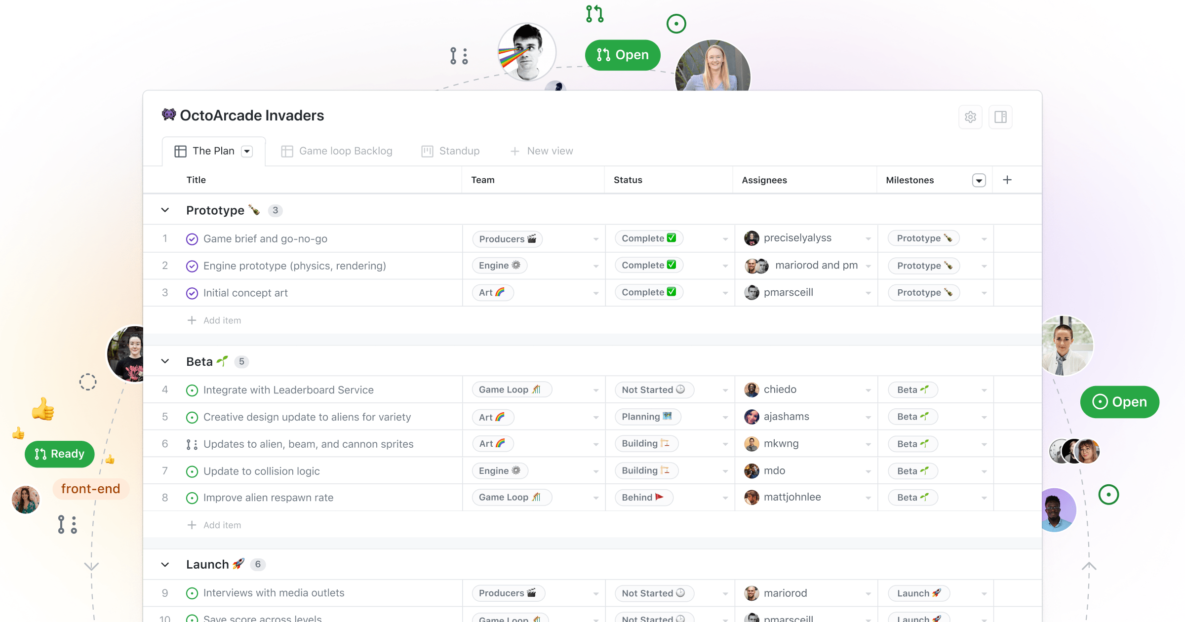 Getting started with project planning on GitHub