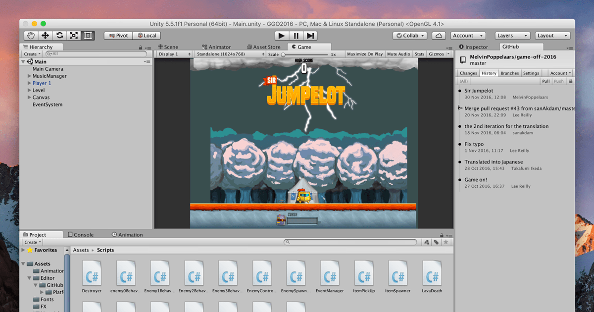 Introducing GitHub for Unity
