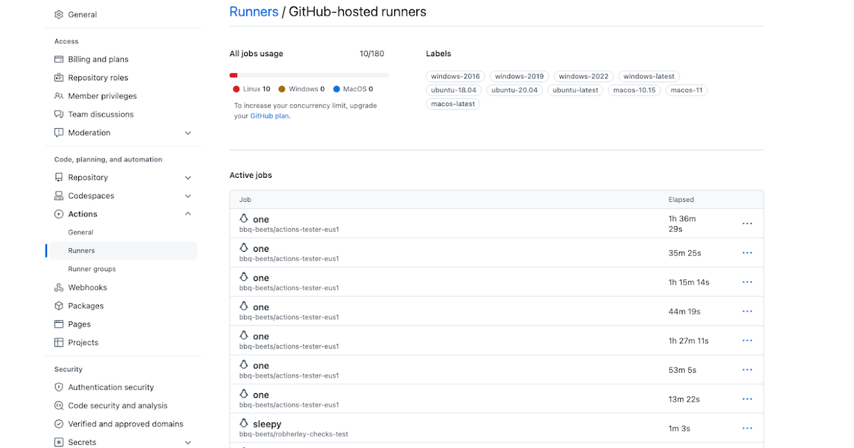 A new way to understand your GitHub-hosted runner capacity
