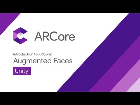 Introduction to ARCore Augmented Faces, Unity