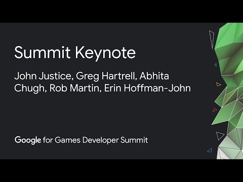 Google for Games Developer Summit Keynote