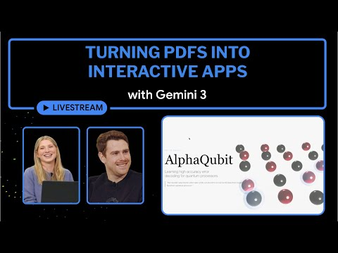 Turning PDFs into Interactive Apps with Gemini 3