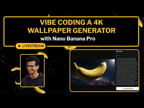 Vibe Coding a 4K Wallpaper Generator with Nano Banana Pro