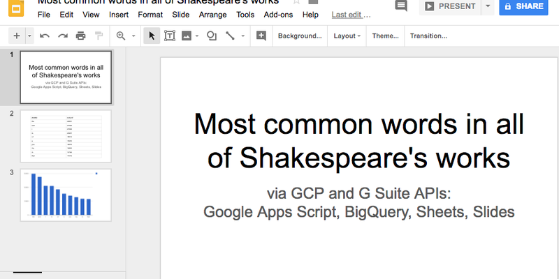 Code that final mile: from big data analysis to slide presentation