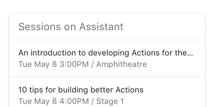 Install the Google I/O 2018 App and reserve seats for Sessions