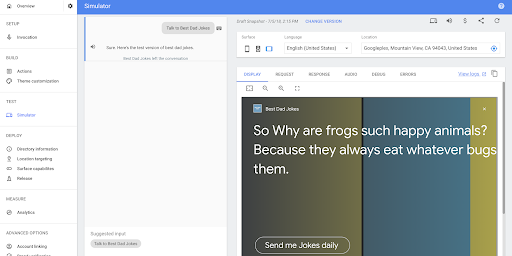 5 Tips for Developing Actions with the New Actions Console