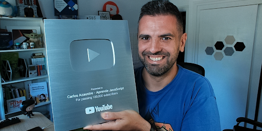 From a personal notebook to 100k YouTube subscriptions: How Carlos Azaustre turned his notes into a YouTube channel
