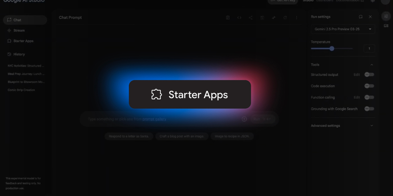 Making it easier to build with the Gemini API in Google AI Studio