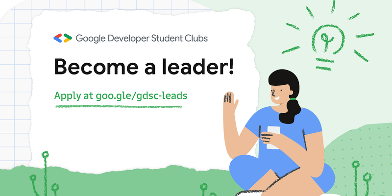 Become a Google Developer Student Club lead
