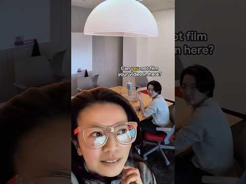 Oh, ok. I guess we won’t film in here.