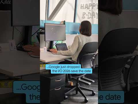 Office POV: The #GoogleIO save the date just dropped