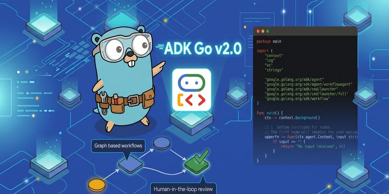 ADK Go 2.0을 사용하여 안정적인 다중 에이전트 애플리케이션을 구축하세요. 새로운 그래프 기반 워크플로 엔진, 내장된 휴먼-인-더-루프(human-in-the-loop) 기능, 그리고 동적 오케스트레이션 기능을 확인해 보세요.
