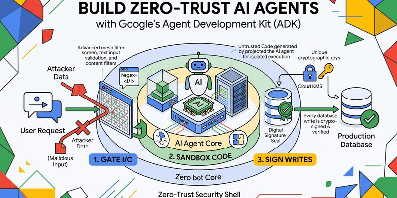 Google의 에이전트 개발 키트(Agent Development Kit)를 활용하여 제로 트러스트 AI 에이전트를 구축하세요