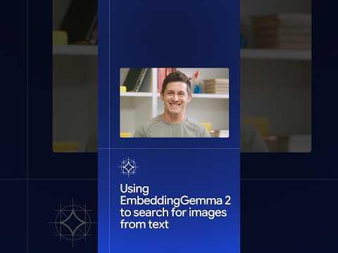 📷 Searching for images from text with EmbeddingGemma 2