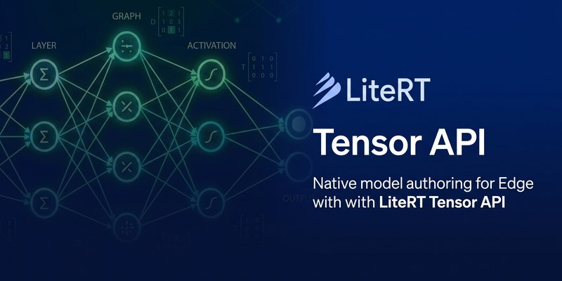 LiteRT Tensor API를 활용한 엣지용 네이티브 모델 작성