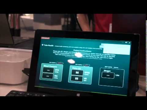 Oracle Java & IoT TeleHealth Demo at HIMSS 2014