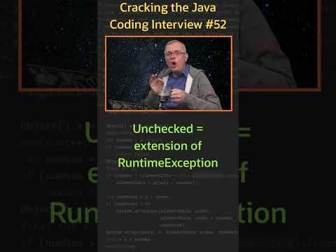 What difference between a checked and an unchecked Exception? - Cracking the Java Coding Interview