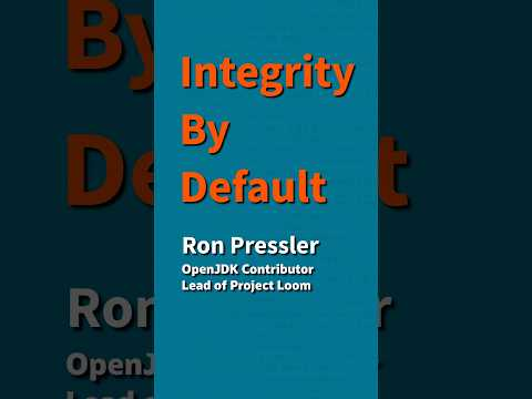 #Java Integrity by Default - Ron Pressler