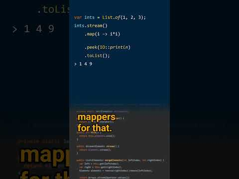 How can you use Stream.peek()? - Cracking the Java Coding Interview #javacoding #javatips