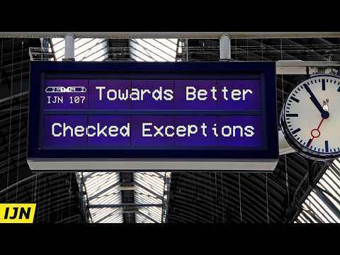 Towards Better Checked Exceptions - Inside Java Newscast #107