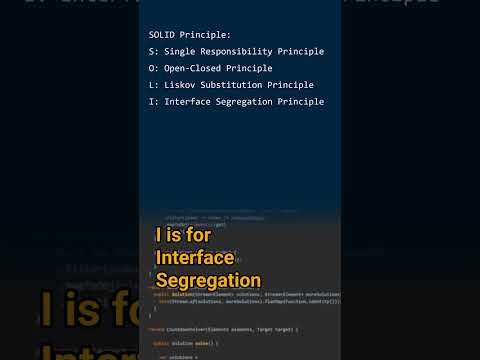 What are the SOLID principles?  - Cracking the Java Coding Interview #javalanguage #javacoding