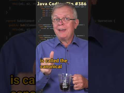 What is a canonical constructor?  - Cracking the Java Coding Interview ##javacodin #javatips