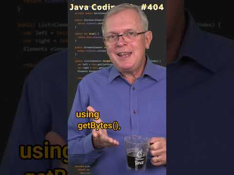 How can you get the bytes of a String?  - Cracking the Java Coding Interview #javacoding #javatips