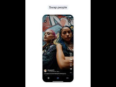 Because sometimes the scene just needs you. Swap yourself or friends into any vibes with Meta AI.