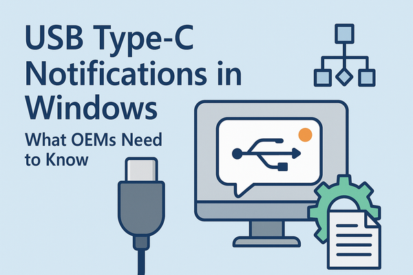USB Type-C Notifications in Windows: What OEMs Need to Know