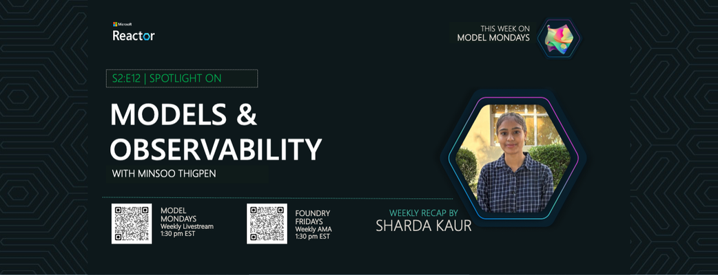 Model Mondays S2E12: Models & Observability