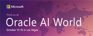 Microsoft is headed to Oracle AI World 2025 in Las Vegas!