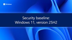 Windows 11, version 25H2 security baseline